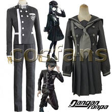 Disfraz de Anime Danganronpa V3 Killing Harmony, Saihara, shuachi, Detective, uniforme, con sombrero y peluca 2024 - compra barato