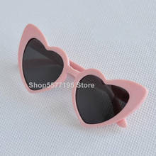 S419 Baby girl sunglasses for children heart TR90 black pink red heart sun glasses for kids polarized flexible uv400 2024 - buy cheap