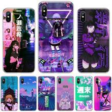 Japan Vaporwave Glitch Anime Phone Case For iphone 12 5 5s 5c se 6 6s 7 8 plus x xs xr 11 pro max funda hull coque shell 2024 - buy cheap