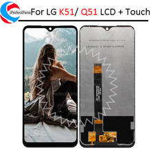 Pantalla LCD de 6,5 pulgadas para LG Q51, montaje de digitalizador con Panel táctil para LG K51, LMK500UM, con reemplazo de Marco 2024 - compra barato