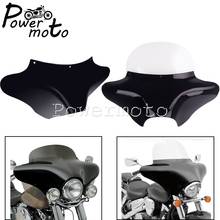 ABS Detachable Batwing Fairing Outer Headlight Fairing Windshield For Harley Softail Dyna Road King Street Bob Fat Bob Low Ride 2024 - buy cheap