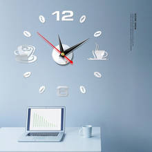 Акриловый дизайн интерьера зеркальные часы креативные праздничные 3D часы Тихая гостиная настенные часы домашний декор 2024 - купить недорого