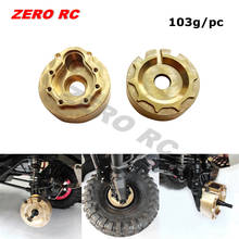 2Pcs Heavy Weight Brass Front Rear Steering Knuckle Portal Cover For Traxxas TRX-4 1/10 RC CAR 2024 - buy cheap