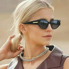 HKNA-gafas De Sol clásicas con forma De ojo De gato para mujer, lentes De marca De lujo, pequeñas y Retro, unisex 2024 - compra barato