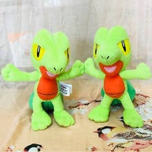 TAKARA TOMY Pokemon Cartoon Treecko Plush Toy Dolls 21cm Cute Kid Birthday Gift 2024 - buy cheap