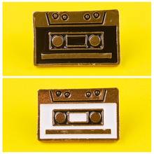 Magnetic Tape Enamel Pins Daily Things Badges For Clothes Brooch Stripes For Clothes Set Metal Badges On Backpack Paired Jewelry 2024 - buy cheap