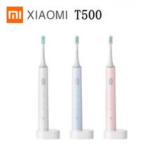 Электрическая зубная щетка XIAOMI MIJIA T500 для отбеливания зубов, беспроводной умный Ультразвуковой очиститель полости рта с вибратором 2024 - купить недорого