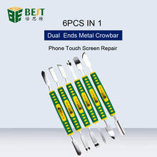 BEST 6 In 1 Dual Ends Metal Spudger Set For iPhone iPad Tablet Mobile Phone Prying Opening Scraper Multi-Function Repair Kit 2024 - buy cheap