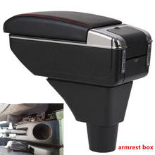 Armrest box For Renault Dacia Sandero Logan Sandero 2  Double layer central Store content ashtray 2024 - buy cheap