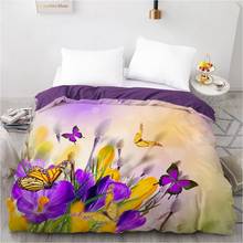 3D Duvet Cover Custom 180x210 140x210 Comforter/Quilt/Blanket case Adult Queen King Bedding For Wedding Flower Drop Ship 2024 - buy cheap