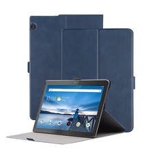 Кожаный чехол для Lenovo Tab M10, 2019 ТБ X605F X605L, тонкий Чехол-подставка для планшета M10 10,1, магнитный складной чехол 2024 - купить недорого