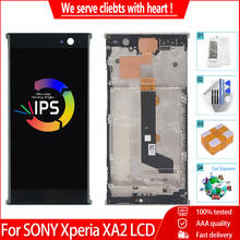 5,2 "оригинальный новый для SONY Xperia XA2 ЖК-дисплей сенсорный экран + рамка дигитайзер Замена для SONY XA2 ЖК-дисплей 2024 - купить недорого