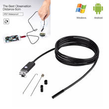 Endoscope  7mm 2 In 1 USB 480P HD Snake Tube and Android Borescope USB Endoscopio Inspection Micro Camera for PC Smart Phone 2024 - buy cheap