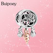 Buipoey 2Pcs New Hollow Shell Dream Catcher Dangle Charm Fit Brands Bracelet & Necklace Original Marine style Jewelry Accessory 2024 - buy cheap