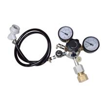 Home Brew Beer Gas Line Assembly, 5/16 inch PVC Gas Carbonation Hose,W21.8 Co2 Regulator with Convert Adapter for Co2 Gas Bottle 2024 - buy cheap