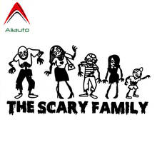 Aliauto Personalised Car Sticker Zombie Family Funny JDM Vinyl Waterproof Reflective Sunscreen Decal Black/silver,20cm*9cm 2024 - buy cheap