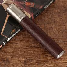 GALINER Cigar Tube Metal Mini Pocket Cigar Humidor Portable Wood Cigars Holder Tube Travel  For 1 Cohiba Cigar Case Gadgets 2024 - buy cheap