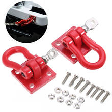 Gancho de remolque de rescate, grillete de remolque de Metal para parachoques delantero y trasero de coche, adecuado para WPL RC, accesorios para camiones, 2 unids/lote 2024 - compra barato