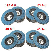 10pcs Professional Flap Discs 115mm 4.5 Sanding Discs 40/60/80/120 Grit Grinding Wheels Blades For Angle Grinder Tool 2024 - buy cheap
