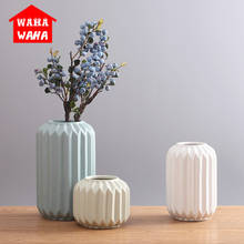 Vaso de cerâmica moderno, minimalista, criativo, para decoração de casa, moderno, estilo europeu, geométrico, vaso de flores 2024 - compre barato
