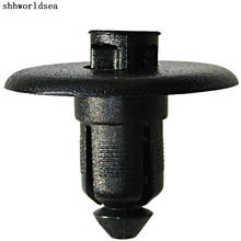 Shhworldsea Free shipping 100pcs Nylon Black Cowl Push Type Retainer Fastener Clip  For Ford 2024 - buy cheap