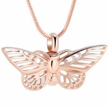 Cremation Jewelry for Ashes Memorial Keepsake for Beloved's Ashes Urn Pendants Butterfly Cremation Necklace for Ashes 2024 - buy cheap