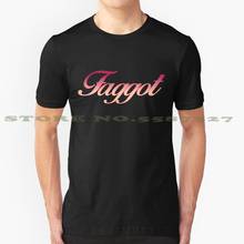 Faggot Summer Funny T Shirt For Men Women Pride Pride Fag Pink Typography 2024 - buy cheap