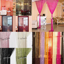 Cordão de contas de 8 cores decoração porta cortina porta painel sala divisor janela borla 2024 - compre barato