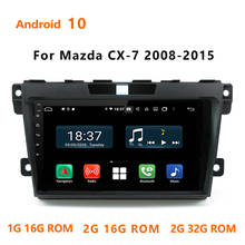 Автомобильное радио JOYINCAR 9 дюймов Android 10,0, стерео, мультимедийный плеер, GPS-навигация для Mazda CX7 2008-2015, головное устройство без DVD 2024 - купить недорого