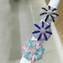 GODKI 2019 Trendys Maxi Flower Colorful CZ Stacks Rings for Women Finger Rings Beads Charm Ring Bohemian Beach Jewelry 2019 2024 - buy cheap