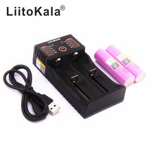 LiitoKala lii-202 USB 26650 18650 AAA AA Smart Charger + 2pcs 3.7V 18650 2600mAh batteries rechargeable Battery ICR18650-26FM 2024 - buy cheap