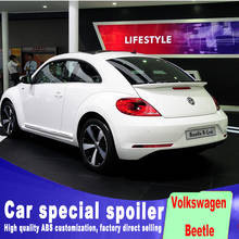 Spoiler traseiro para carro, asa do desenho abs 2013 a 2018 até ano, aerofólio para vw volkswagen beetle 2024 - compre barato