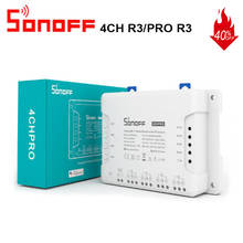 Sonoff 4CH R3/PRO R3 4 Way Mounting WiFI Wireless Smart Switch 433MHZ Remote Interrupter Relay Works with Alexa Google Home 2024 - buy cheap