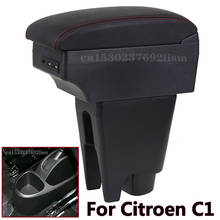 Apoio de braço para citroen c1/byd f0, acessório para console, armazenamento interno 2024 - compre barato