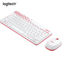Logitech mk240 nano usb receptor teclado sem fio e mouse combo para desktop portátil para escritório em casa usando 2024 - compre barato