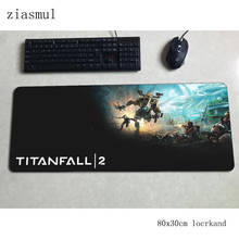 titanfall padmouse 80x30cm gaming mousepad game present large mouse pad gamer computer desk gel mat notbook mousemat pc 2024 - buy cheap