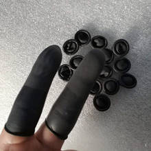 1000 pcs Black Finger Cot powder-free anti-static Non-disposable Protective Clean gloves Antislip finger sets pure natural latex 2024 - buy cheap
