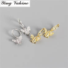 ying Vahine 100% 925 Sterling Silver Delicate and Lovely Honeybee Pendant Stud Earrings for Women 2024 - buy cheap