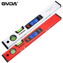 GVDA Digital Inclinometer Protractor Electronic Spirit level Bubble Box 360 degree Magnetic Goniometer Angle Slope Meter Ruler 2024 - buy cheap