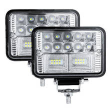Barra de luz LED de alta potencia, foco cuadrado de 4 pulgadas, 26LED, 78W, 12V, 24V, para todoterreno, camión, coche, SUV 2024 - compra barato