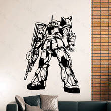 Pegatina de pared de dibujos animados para amantes de la serie de robots gigantes, calcomanía de pared para habitación de niños, pegatina de vinilo para habitación de niños 2024 - compra barato