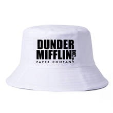 Company hat Men The Office TV Show Dunder Mifflin Paper bucket hat Summer Harajuku pop Fishermans hat 2024 - buy cheap