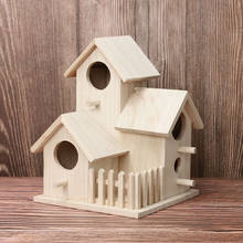 Casa nido Dox para pájaros, caja de madera, alimentador de alimentación para jardín, ventana al aire libre, patio trasero, balcón, colgante, decoración del hogar 2024 - compra barato