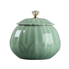 Juego de té de cerámica para el hogar, tetera sellada de porcelana, té verde y negro, tarro de almacenamiento 2024 - compra barato