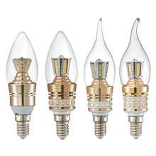 E14 LED Candle Bulb Light E27 Energy Saving Lamp 10W 12W AC 220V 240V Spotlight Bombilla Lampara Chandelier For Home Decor 2024 - buy cheap