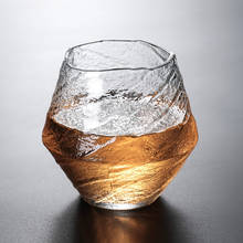 Vaso de cerveza con textura de torbellino, vasos de whisky con forma irregular, vasos antiguos, taza de café y vino creativa para el hogar y el Bar 2024 - compra barato