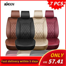 KKMOON 7 PCS Universal All PU Car Leather Support Pad Car Seat Covers Cushion Accessories autocovers Seat Protector for cars 2024 - buy cheap