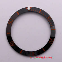 38mm Sterile ceramic bezel insert luminous dot fit 40mm watch case SUB Automatic men's watch 2024 - buy cheap