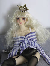 Одежда BJD белый и синий цвета, желтая рубашка подходит для 1/3 1/4 BJD MSD SDGR16 кукла аксессуары Кукла Одежда Футболка 2024 - купить недорого