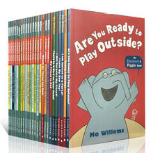 Conjunto de 25 livros com figuras de elefante e porquinhos, livro para crianças, história interessante, livros em inglês, brinquedos para aprendizado 2024 - compre barato